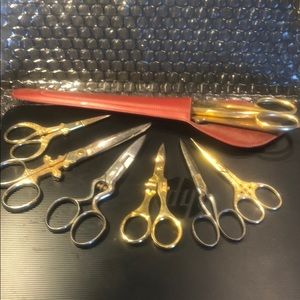 7 Piece Antique Scissor Set